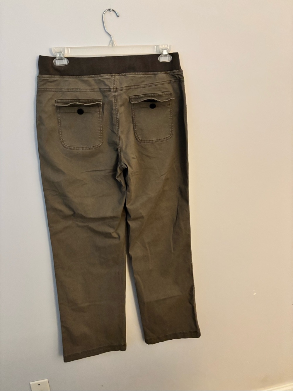 Flamingals Olive Green Drawstring Pants - Picture 3 of 6
